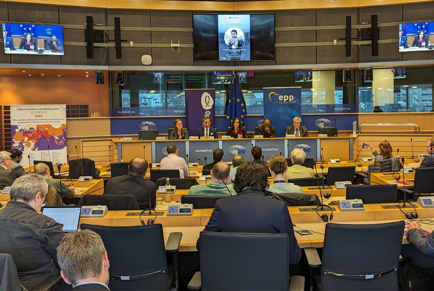 Presentación de la Lista Mundial de la Persecución 2024 en el Parlamento Europeo